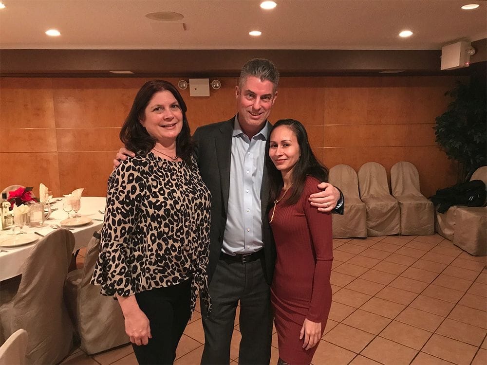 Dr. Weiss and two staff members posing for picture